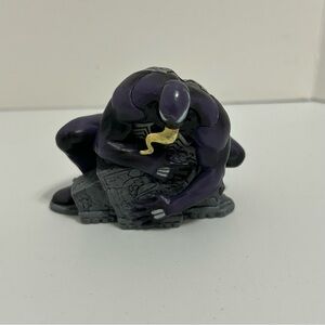 2011 Marvel Legends Black Suit Spider-Man Venom PVC Figure Cake Topper  2.5 INCH